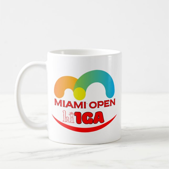 Caneca De Café Miami Open (Esquerda)