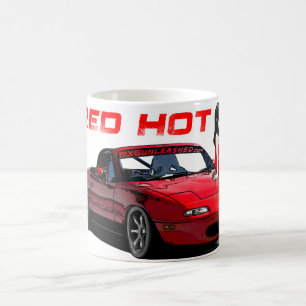 Caneca De Café Miata MX-5 encarnado