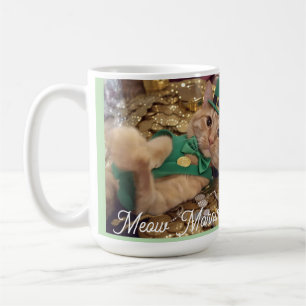 Caneca De Café Miau Manhã , foto,texto, texto de trás, Foto de Ga