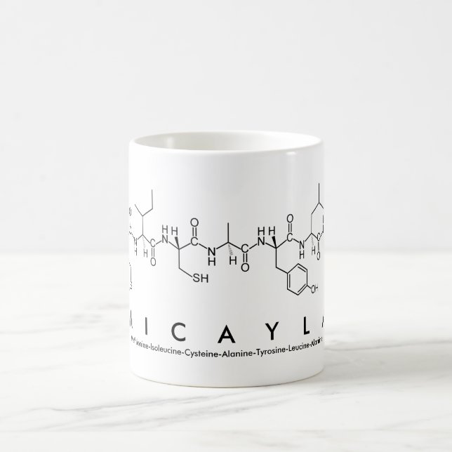 Caneca De Café Micayla peptide name mug (Centro)
