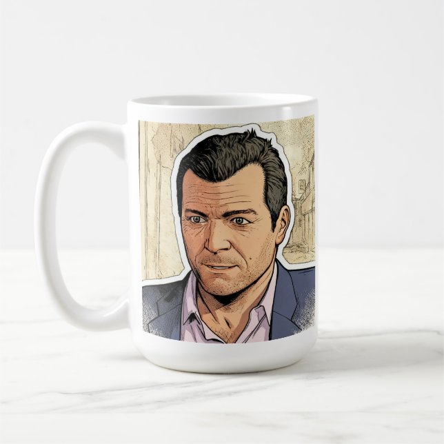 Caneca De Café Michael De Santa - GTA 5 (Esquerda)