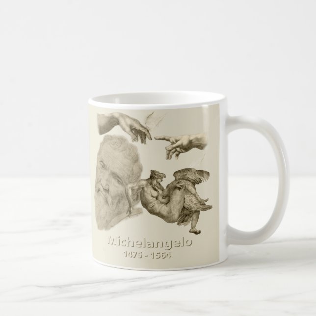 Caneca De Café Michelangelo (Direita)