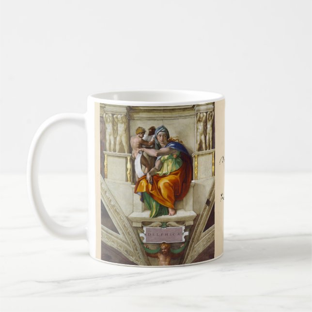 Caneca De Café Michelangelo | Capela Sistina | (Esquerda)