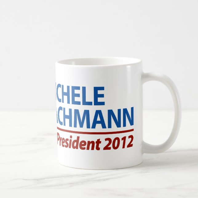 Caneca De Café Michele Bachmann para o presidente 2012 (Direita)