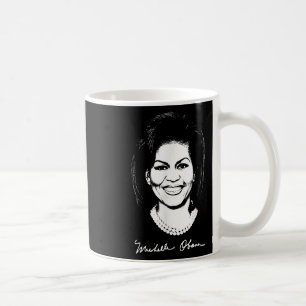 Caneca De Café Michelle Obama Signature Mulher do sexo feminino M