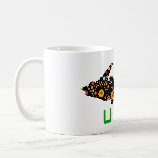 Caneca De Café Michigan - design de tendências da Península Super (Esquerda)