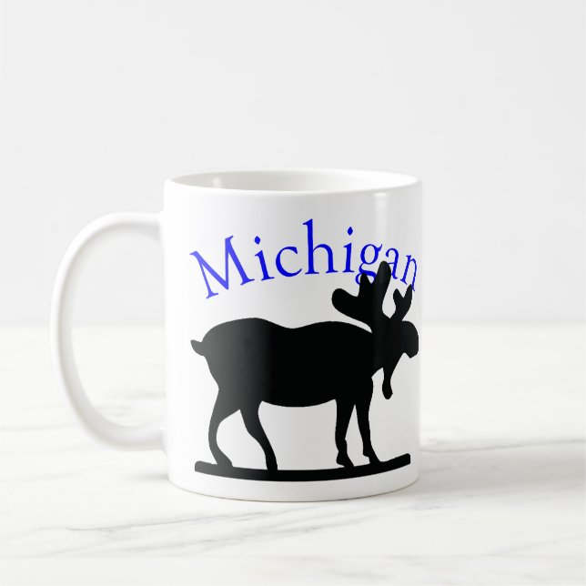 Caneca De Café Michigan Moose (Esquerda)