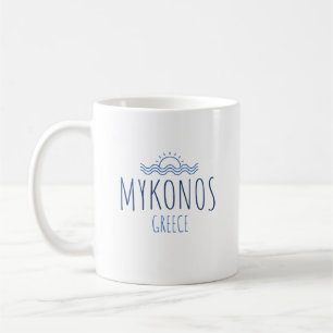Caneca De Café Miconos Grécia
