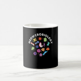 Caneca De Café Microbiologia Gatos Engraçados Amam Mulheres