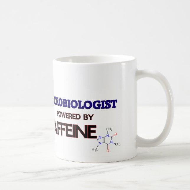 Caneca De Café Microbiologista psto pela cafeína (Direita)