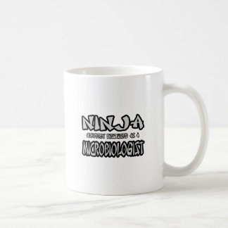 Caneca De Café Microbiólogo Ninja.