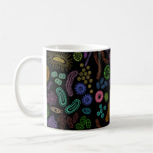 Caneca De Café Micróbios