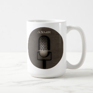 Caneca De Café Microfone retro de ASMR
