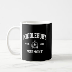 Caneca De Café Middlebury Vermont VT vintage Estado estilo atléti