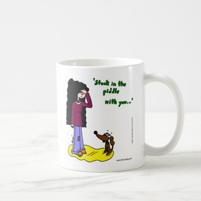 Caneca De Café Midge "Preso No Piddle With You" (Direita)