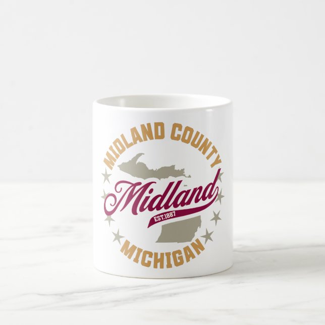 Caneca De Café Midland,Michigan (Centro)