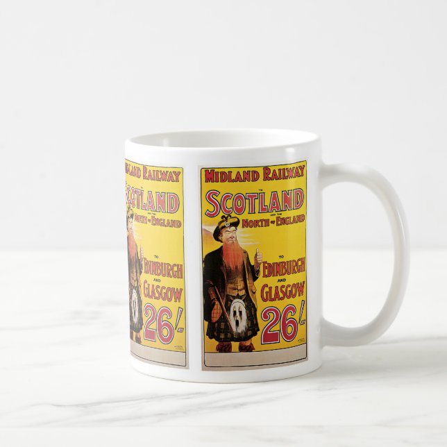 Caneca De Café Midland Rail para a Escócia (Direita)