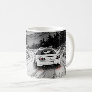 Caneca De Café Midnight Touge Run: Edição S2K Manga