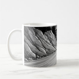 Caneca De Café Midnight Touge Run: Edição S2K Manga