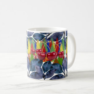 Caneca De Café Mikitiez cheery vintage queda arte retrô