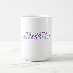 Caneca De Café Mikitiez lavanda mercuryretrograde galaxy astro