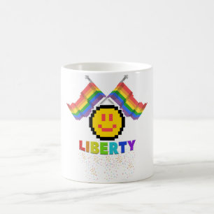 Caneca De Café Mikitiez PE olimpiadas rosquinha do arco-íris lgbt