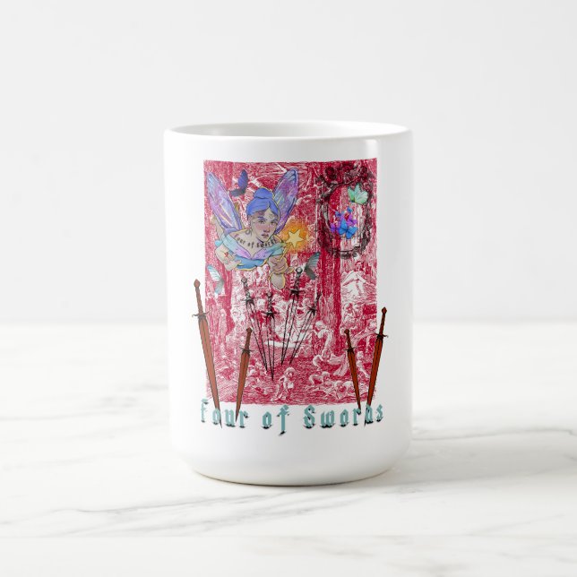 Caneca De Café Mikitiez tarot conto de fadas desejo ângulo cigano (Centro)