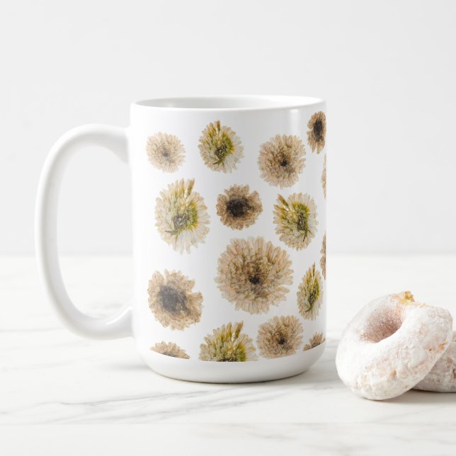 Caneca De Café Mikitiez terra, terra, natureza, rosa (Com Donut)