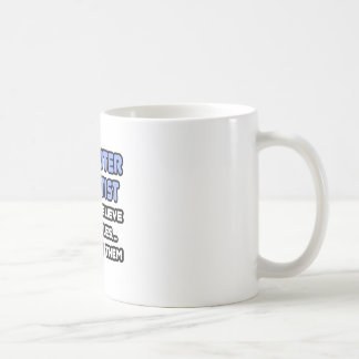 Caneca De Café Milagres e Cientistas da Computação