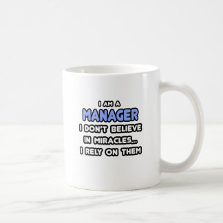 Caneca De Café Milagres e Gerentes