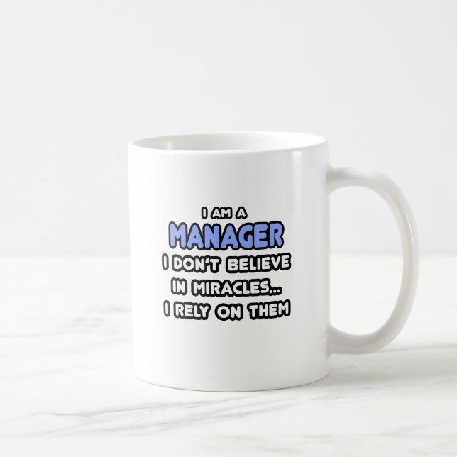Caneca De Café Milagres e Gerentes (Direita)