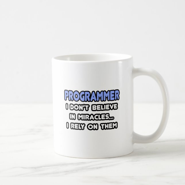 Caneca De Café Milagres e programadores (Direita)