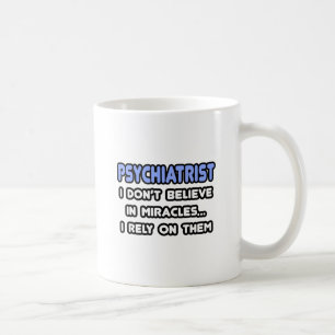 Caneca De Café Milagres e Psiquiatras