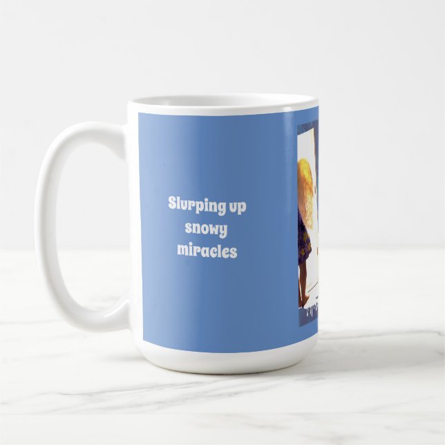 Caneca De Café Milagres em flocos de neve Mug de café (Esquerda)