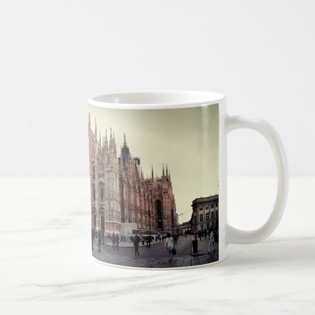 Caneca De Café Milan Piazza Duomo Mug (Direita)