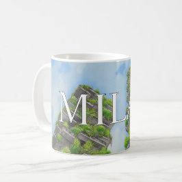 Caneca De Café Milan verti forest Mug Modern Skyline Coffee cup 