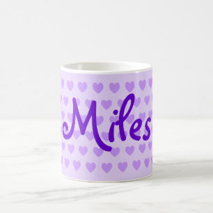 Caneca De Café Milhas em Roxo