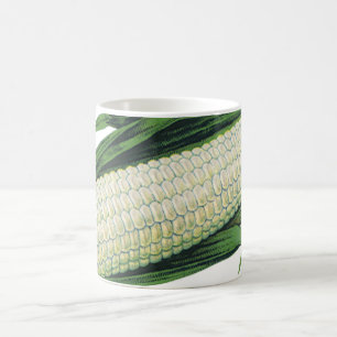 Caneca De Café Milho branco de Comidas de vegetais venenosos no f