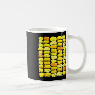 Caneca De Café Milho Halloween Figurino Engraçado Milho No Cob