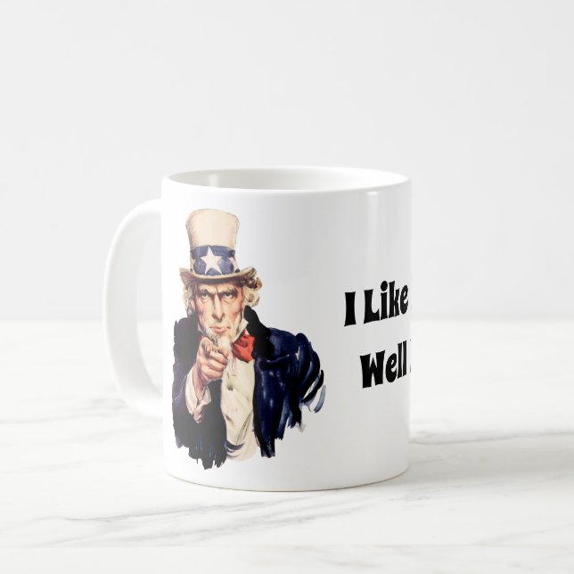 Caneca De Café Milícia bem regulamentada (Frente Esquerda)