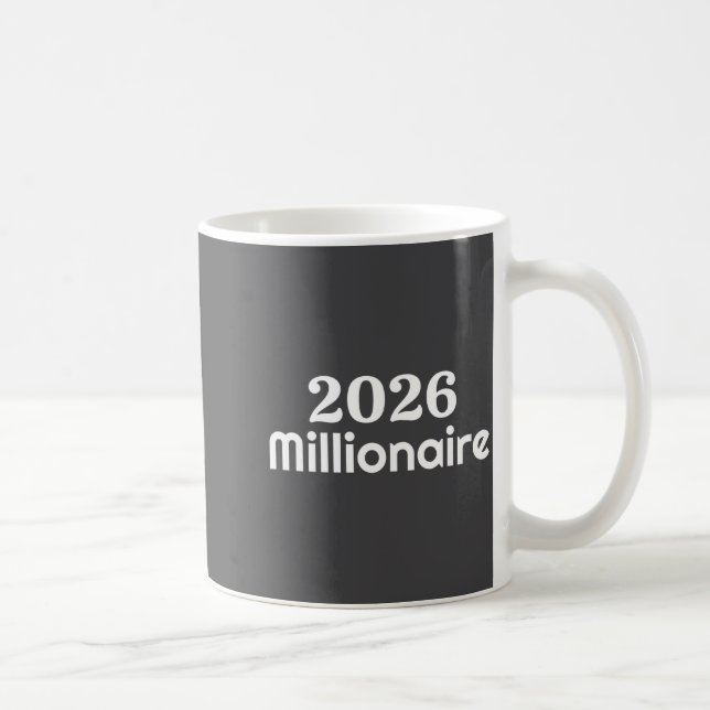 Caneca De Café Milionário de 2026 (Direita)