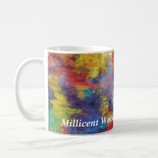 Caneca De Café Millicent Weinstein, artista moderno comemorativo