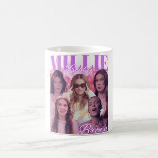 Caneca De Café Millie Bobby Brown Aesthetic Collage Mug