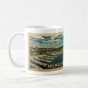 Caneca De Café Milwaukee Wisconsin Coffee Mug Viagens vintage