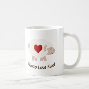 Caneca De Café Mim amor lanoso você!