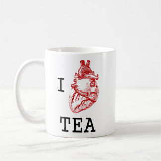 Caneca De Café Mim chá anatômico do coração