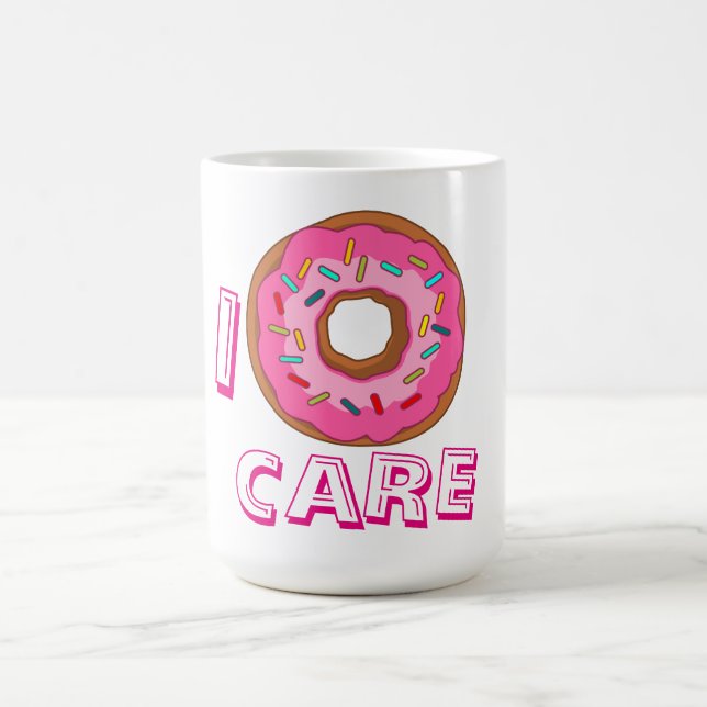 Caneca De Café Mim chalaça do cuidado da rosquinha (Centro)