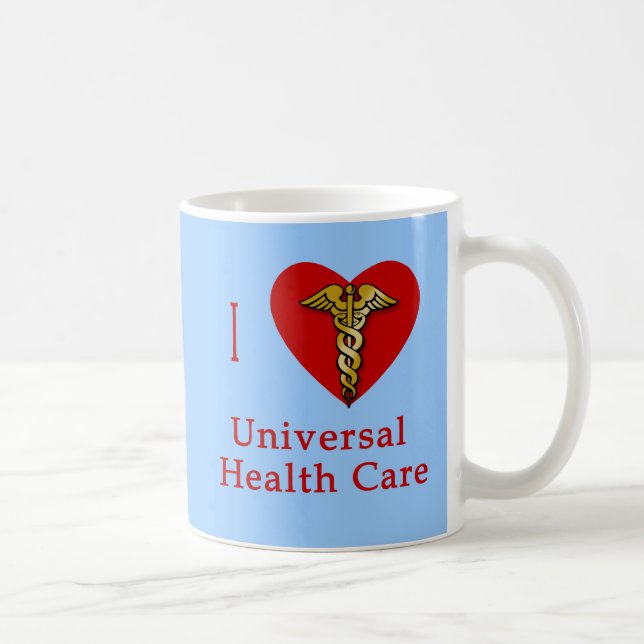 Caneca De Café Mim cobertura de cuidados médicos universal do (Direita)