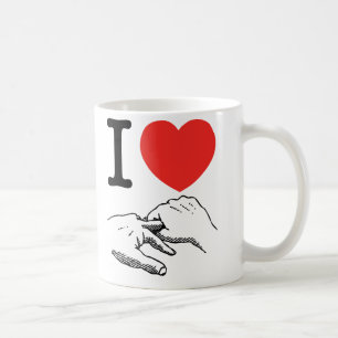 Caneca De Café Mim coração (amor) anal