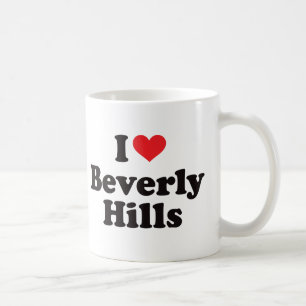 Caneca De Café Mim coração Beverly Hills
